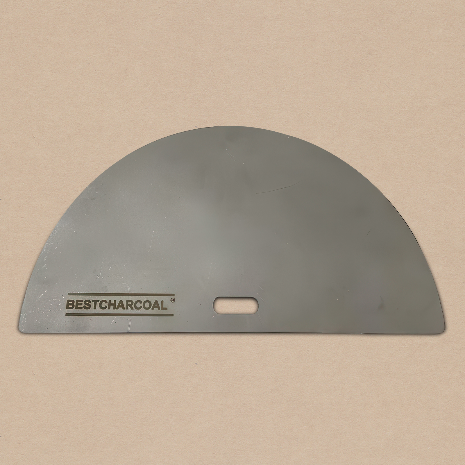 Bestcharcoal - RVS Griddle - Halvemaanvormig - Compact